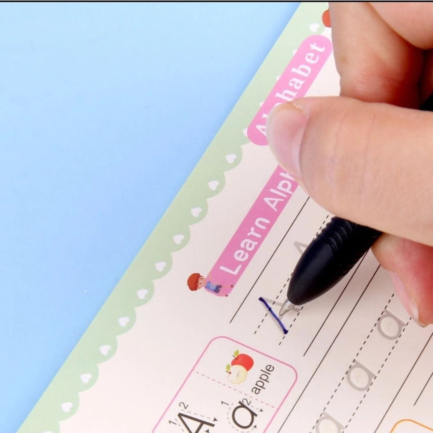 🥳2026 HOT SALE🥳💞50K+ SOLD!📚🖍️ 50% OFF! 4‑in‑1 Reusable Learning Books – Handwriting, numbers, drawing & motor skills. Magic vanishing ink – wipe & try again! Perfect for ages 2+. 💪✨