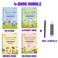 🥳2026 HOT SALE🥳💞50K+ SOLD!📚🖍️ 50% OFF! 4‑in‑1 Reusable Learning Books – Handwriting, numbers, drawing & motor skills. Magic vanishing ink – wipe & try again! Perfect for ages 2+. 💪✨