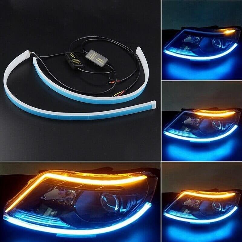 🥳2026 HOT SALE🥳💞50K+ SOLD! 🚗✨ 50% OFF! LED Flow Type Auto Signal Light – Dynamic flowing turn signals & ultra-bright daytime running lights. Waterproof, 12V, easy adhesive install – upgrade your ride in minutes! 🌈💨