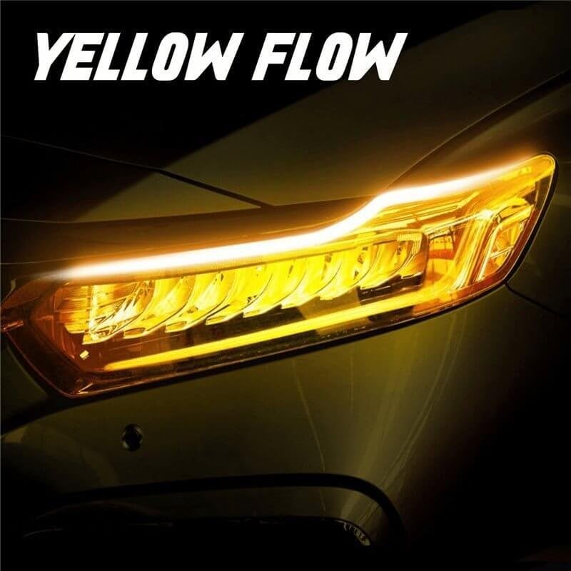 🥳2026 HOT SALE🥳💞50K+ SOLD! 🚗✨ 50% OFF! LED Flow Type Auto Signal Light – Dynamic flowing turn signals & ultra-bright daytime running lights. Waterproof, 12V, easy adhesive install – upgrade your ride in minutes! 🌈💨