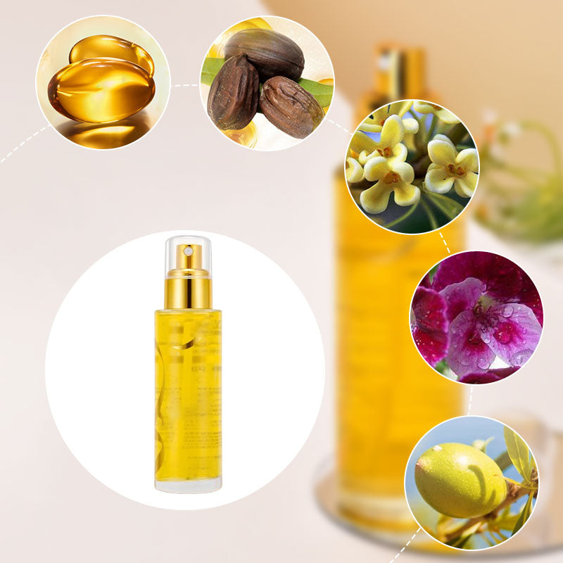 🥳2026 HOT SALE🥳💞50K+ SOLD!🧴✨ 50% OFF! Lightweight Hair Oil Spray – Instant anti‑frizz, non‑greasy. Jojoba & vitamin E. Sleek, shiny, healthy hair. 🌸💨