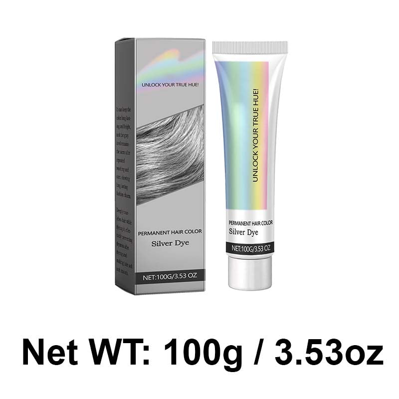 🥳2026 HOT SALE🥳💞50K+ SOLD!🌱🩶 50% OFF! 2-in-1 Silver Hair Dye – Ammonia‑free, enriched with aloe & citrus. Gentle on scalp, natural silver shine. Safe & beautiful! 💆‍♀️✨