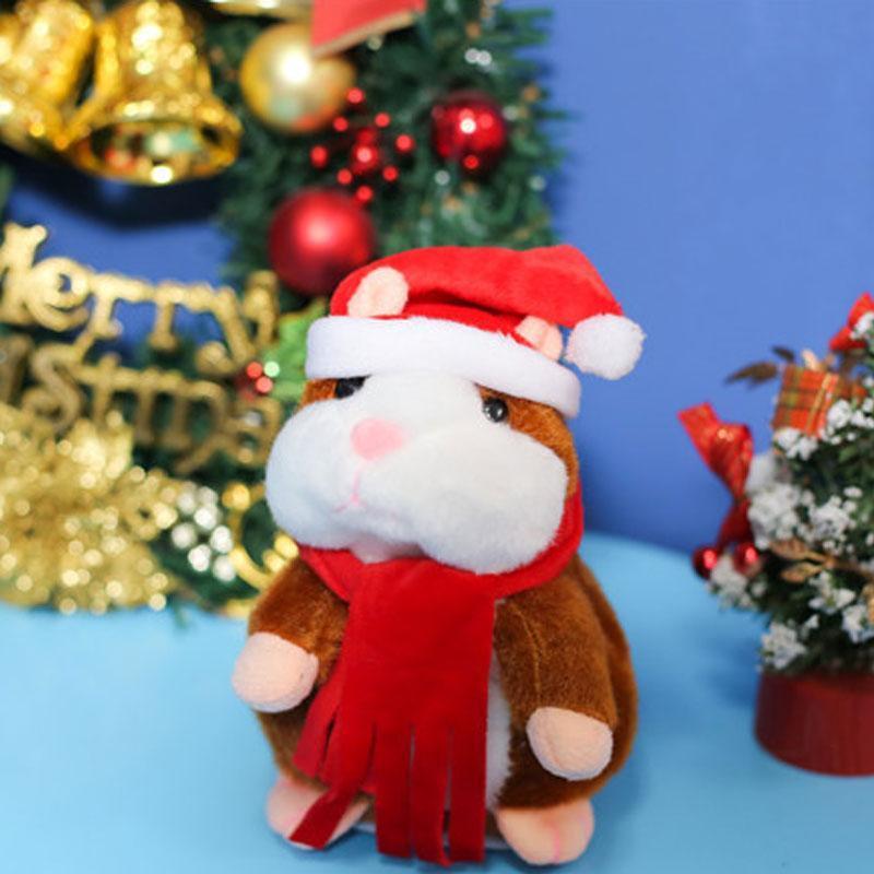 🥳2026 HOT SALE🥳💞50K+ SOLD! 🐹✨ 50% OFF! Talking Hamster Plush – repeats whatever you say, auto head-shaking, hilarious fun for kids & adults. Perfect gift & pet entertainment! 🎁💚