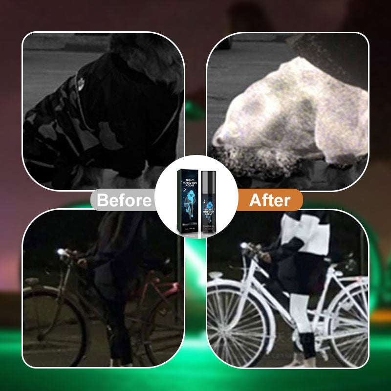 🥳2026 HOT SALE🥳💞50K+ SOLD!🚴💚 50% OFF! Multipurpose Reflective Spray – Long‑lasting, weatherproof. Perfect for cyclists, walkers & outdoor gear. Be seen, stay safe. 🏃‍♂️✨