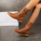 🍂Women's Round Toe Side Zipper Boots