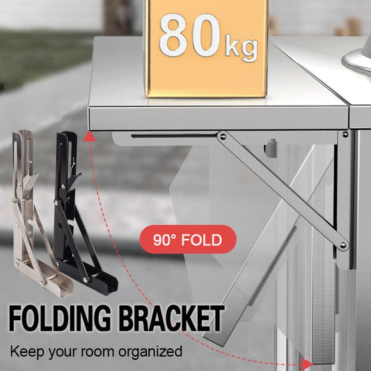 🥳2026 HOT SALE🥳💞50K+ SOLD!💥🛋️📚 Fold in a Second, Declutter Instantly! Multi-use Bracket for a Tidy Kitchen/Study 50% OFF🧱✨