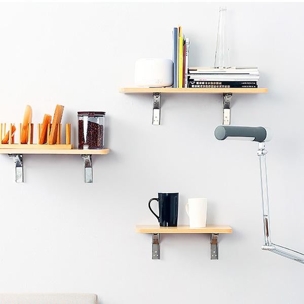 🥳2026 HOT SALE🥳💞50K+ SOLD!💥🛋️📚 Fold in a Second, Declutter Instantly! Multi-use Bracket for a Tidy Kitchen/Study 50% OFF🧱✨