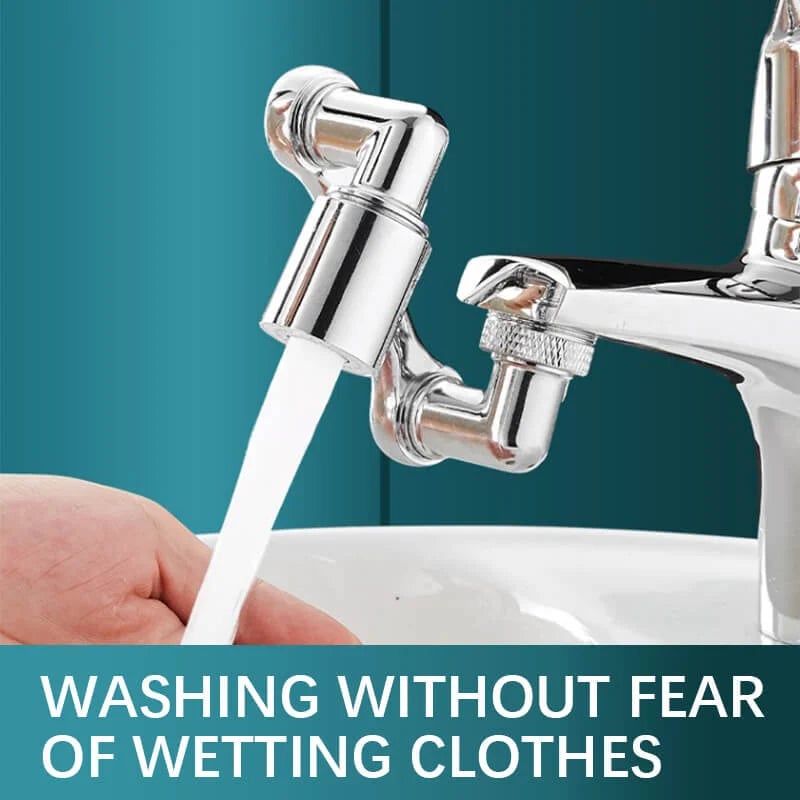 🥳2026 HOT SALE🥳💞50K+ SOLD!🚰🔄 50% OFF! Multifunctional Splash‑Proof Faucet Extender – 1080° rotation, dual modes (bubble/shower). Anti‑splash, perfect for kids & seniors. 💧✨