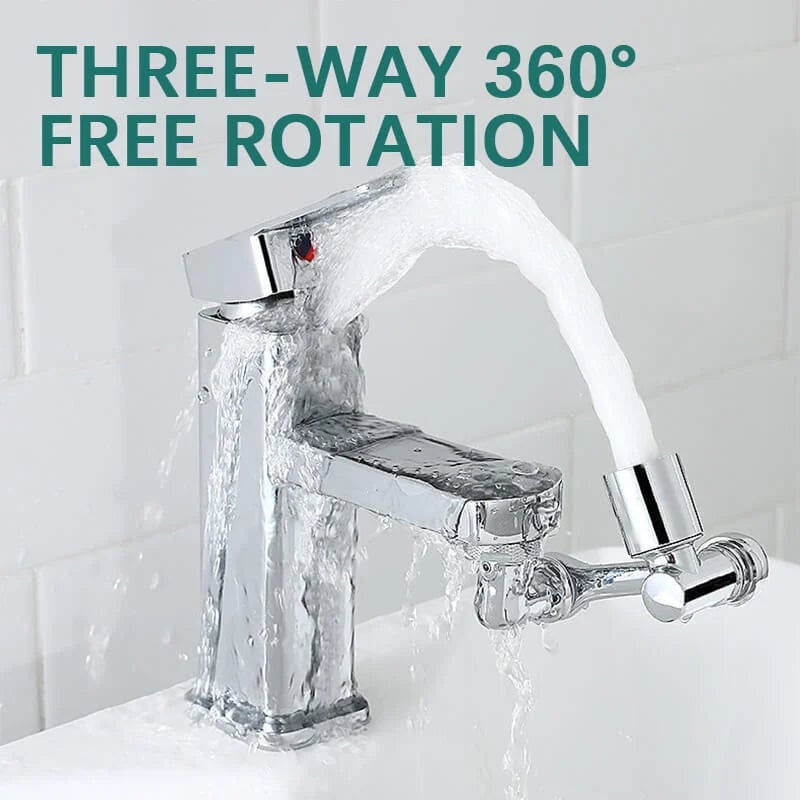 🥳2026 HOT SALE🥳💞50K+ SOLD!🚰🔄 50% OFF! Multifunctional Splash‑Proof Faucet Extender – 1080° rotation, dual modes (bubble/shower). Anti‑splash, perfect for kids & seniors. 💧✨