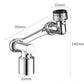 🥳2026 HOT SALE🥳💞50K+ SOLD!🚰🔄 50% OFF! Multifunctional Splash‑Proof Faucet Extender – 1080° rotation, dual modes (bubble/shower). Anti‑splash, perfect for kids & seniors. 💧✨
