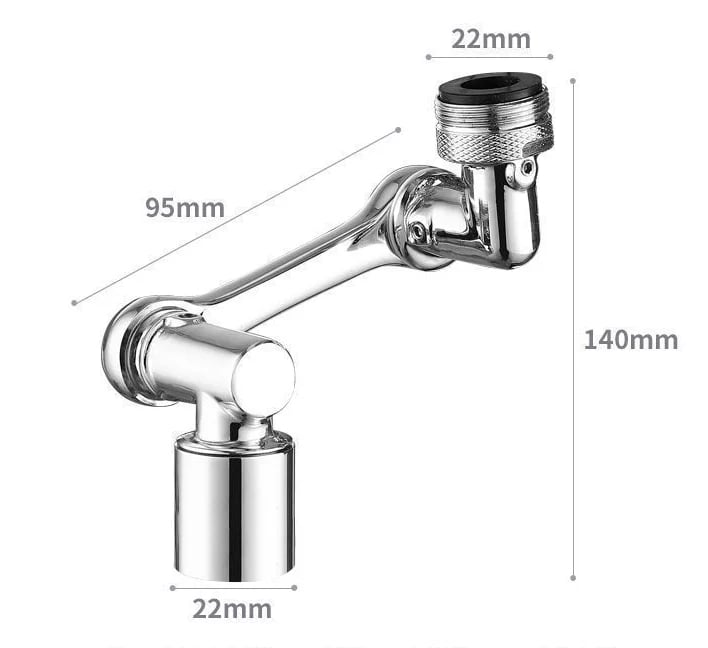 🥳2026 HOT SALE🥳💞50K+ SOLD!🚰🔄 50% OFF! Multifunctional Splash‑Proof Faucet Extender – 1080° rotation, dual modes (bubble/shower). Anti‑splash, perfect for kids & seniors. 💧✨