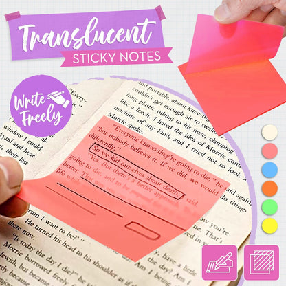 Transparent Sticky Notes（50 Sheets）