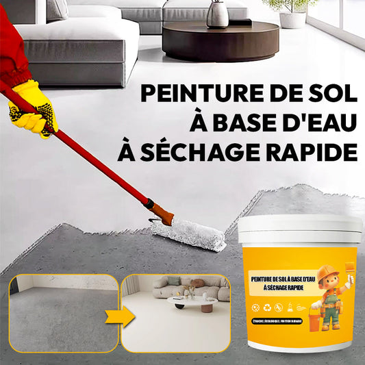 Peinture de Sol à Base d'Eau à Séchage Rapide