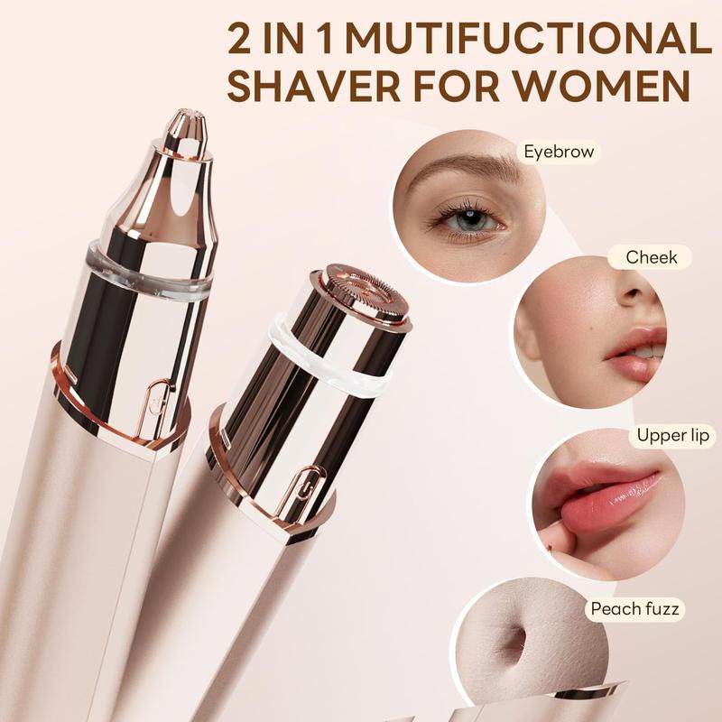 🥳2026 HOT SALE🥳💞50K+ SOLD!⏰💖 50% OFF! 2‑in‑1 Facial Hair Remover – Gentle, painless & precise. Ergonomic blade, LED light. Smooth skin instantly. ✨🌸