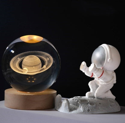 🥳2026 HOT SALE🥳💞50K+ SOLD!💫🌌 Bring the Galaxy into Your Room. 3D Crystal Ball Night Light – 50% OFF! ✨🌙