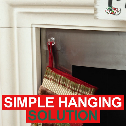 🥳2026 HOT SALE🥳💞50K+ SOLD!🎄🪝 50% OFF! Damage‑Free Hooks – Holds up to 2kg, no nails, no residue. Reuse year after year. Perfect for Christmas & beyond! 🏠✨