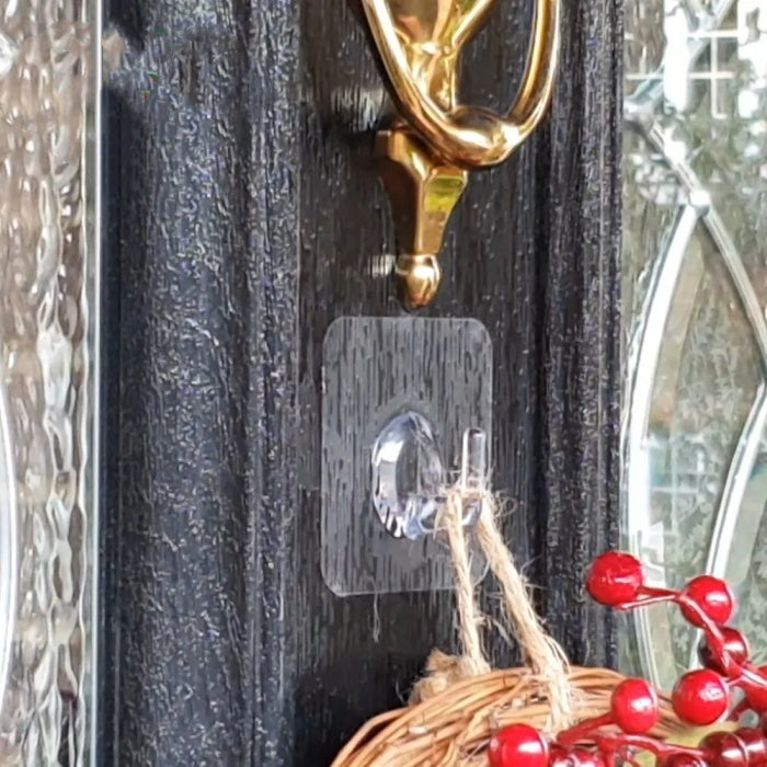 🥳2026 HOT SALE🥳💞50K+ SOLD!🎄🪝 50% OFF! Damage‑Free Hooks – Holds up to 2kg, no nails, no residue. Reuse year after year. Perfect for Christmas & beyond! 🏠✨