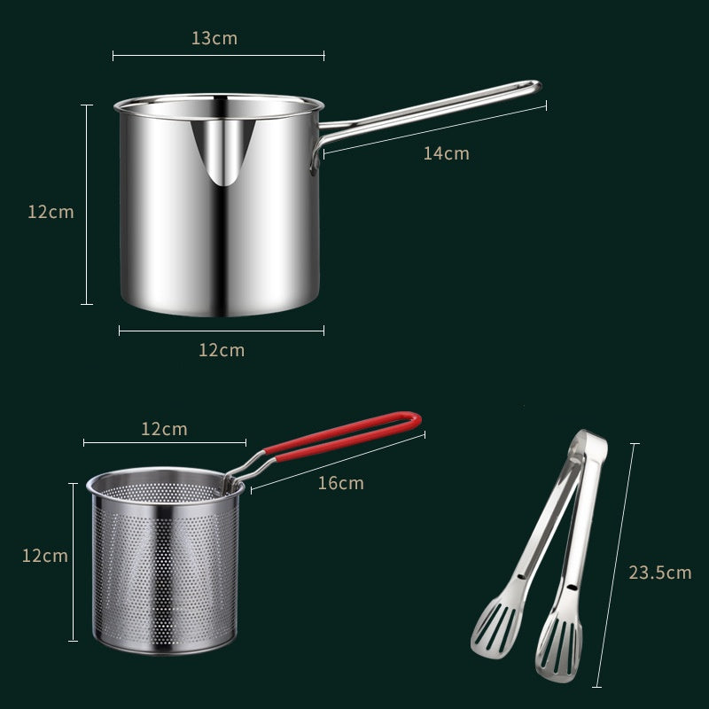 🥳2026 HOT SALE🥳💞50K+ SOLD! 🍳✨ 50% OFF! 5-in-1 Multi-Purpose Cook Pot – Fry, boil, steam & strain in one pot. 304 stainless steel, durable & versatile – crispy chicken made easy! 🔥🍗