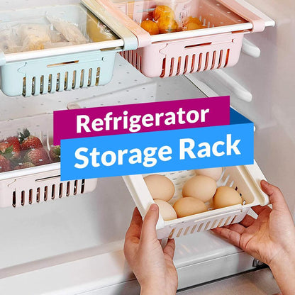 Storage rack for fridges