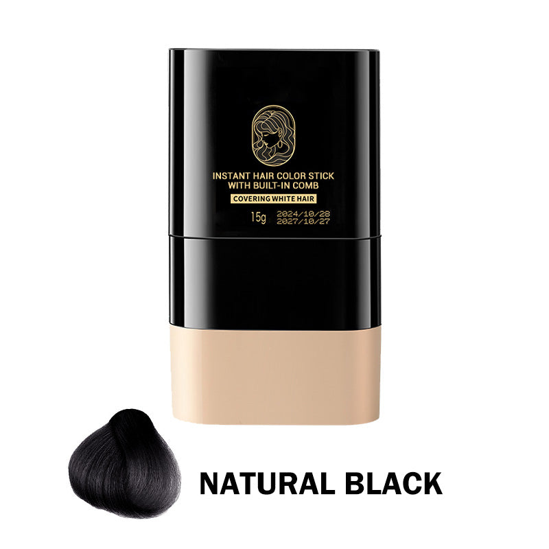 💇‍♀️ BUY 2 GET 1 FREE! ✨ Instant Hair Color Stick – Built-In Comb, Covers Gray Hair & Gentle Formula 🎨📦