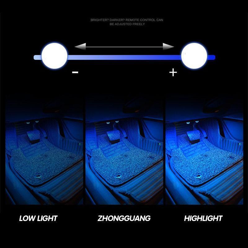 🥳2026 HOT SALE🥳💞50K+ SOLD!🌈💺 50% OFF! LED Ambient Light – Syncs to music, charges phone wirelessly. Under‑seat or footwell. Party or daily drive. 🎉🚙
