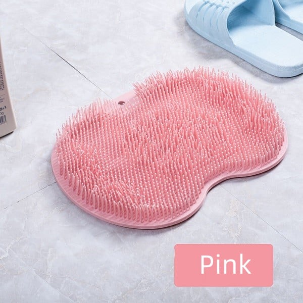🥳2026 HOT SALE🥳💞50K+ SOLD! 🛁🦶 50% OFF! Shower Foot & Back Scrubber Massage Pad – 500+ soft rubber bristles, strong suction cup bottom. Cleans & massages feet, back & hard-to-reach areas – a shower essential! 🧼✨