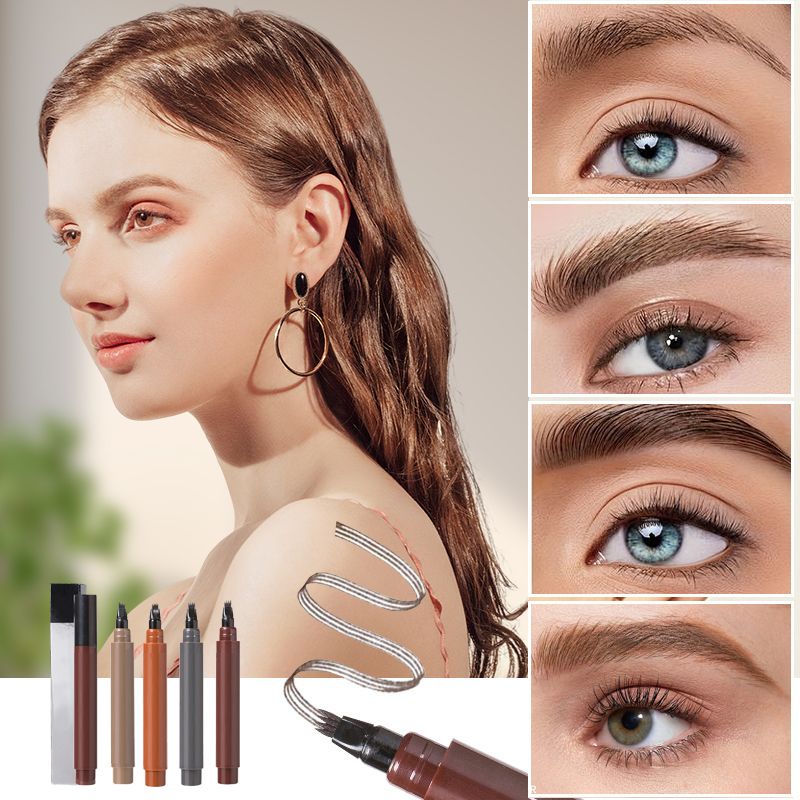 🥳2026 HOT SALE🥳💞50K+ SOLD! Waterproof 4-in-1 Beard & Eyebrow Pen - Lasting & Smudge-Free💄✨