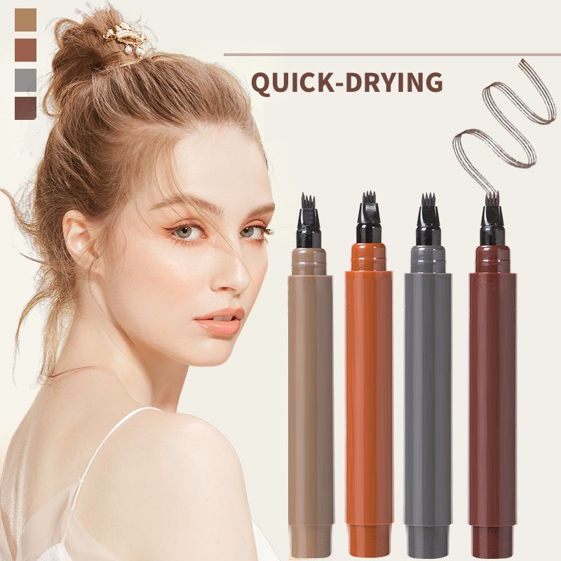 🥳2026 HOT SALE🥳💞50K+ SOLD! Waterproof 4-in-1 Beard & Eyebrow Pen - Lasting & Smudge-Free💄✨