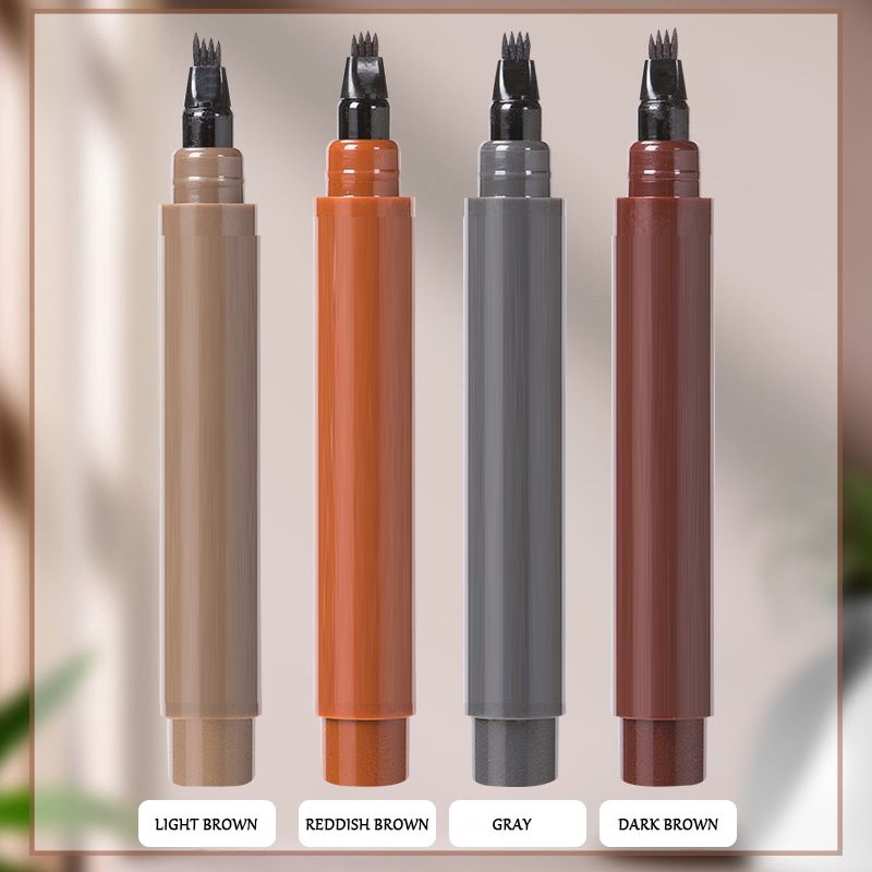🥳2026 HOT SALE🥳💞50K+ SOLD! Waterproof 4-in-1 Beard & Eyebrow Pen - Lasting & Smudge-Free💄✨