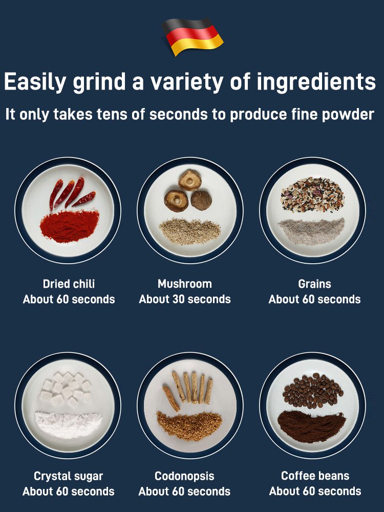 🥳2026 HOT SALE🥳💞50K+ SOLD!💥🔘🍚 Your Kitchen’s Power Assistant! Grind Spices, Nuts & More – Limited Time Half Price! 👩🍳