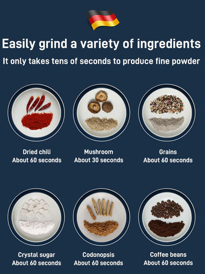 🥳2026 HOT SALE🥳💞50K+ SOLD!💥🔘🍚 Your Kitchen’s Power Assistant! Grind Spices, Nuts & More – Limited Time Half Price! 👩🍳