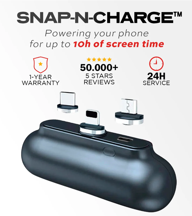 ⚡3-IN-1 |Universal Magnetic Power Bank