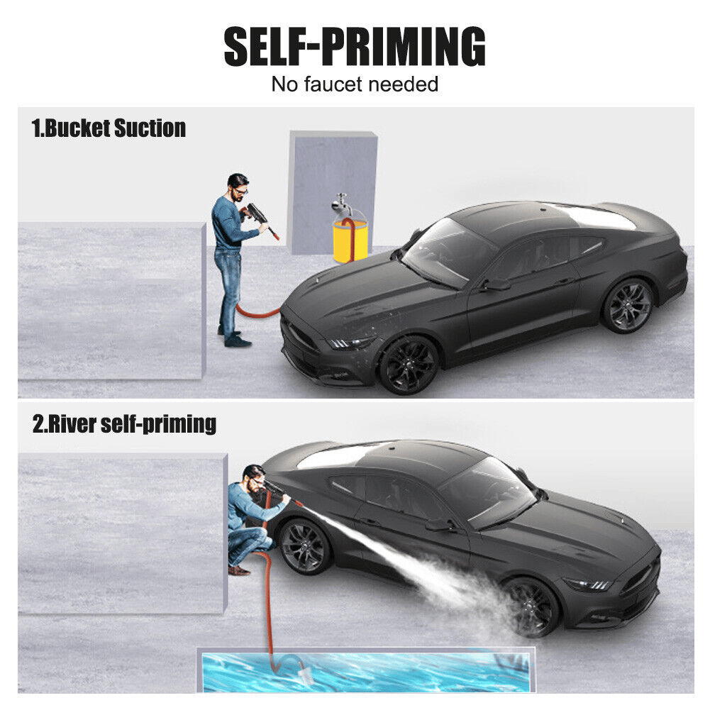 🥳2026 HOT SALE🥳💞50K+ SOLD!🚗💨 50% OFF! Cordless Car Wash Spray Gun – 22bar pressure, 2 nozzles, self‑priming. No cords, no tap needed. Clean anywhere! 🔋✨