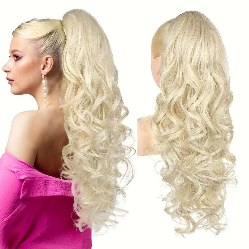 🥳2026 HOT SALE🥳💞50K+ SOLD!💜✨ 50% OFF! Clip-on Wavy Ponytail Extension – Natural big waves, tangle‑free & heat‑resistant. Instant volume in seconds! 🦚🎀