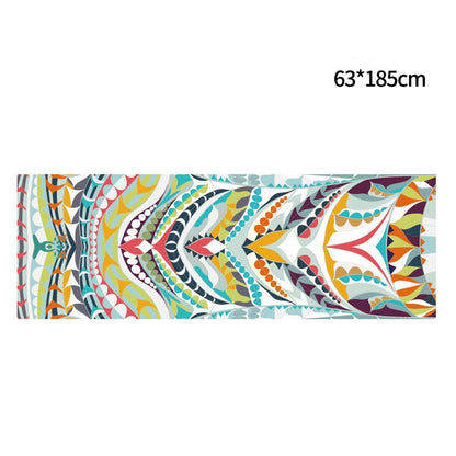 Stylish Printed Non-Slip Yoga Towel