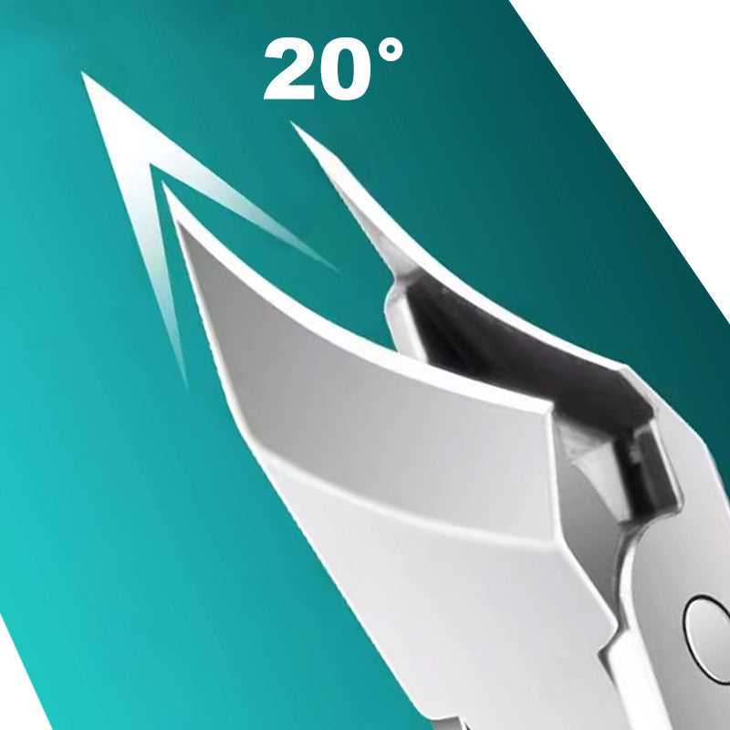 🥳2026 HOT SALE🥳💞50K+ SOLD!💥Anti-Splash 25° Slant Edge Nail Clipper 3-Piece Set