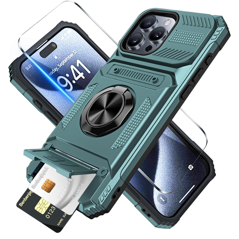 🥳2026 HOT SALE🥳💞50K+ SOLD! 📱💳 50% OFF! Magnetic Phone Case with Card Holder – built-in slot holds ID & bank cards, so you never leave home without them. No more rummaging through bags – cards stay with your phone, always! 🛡️✨
