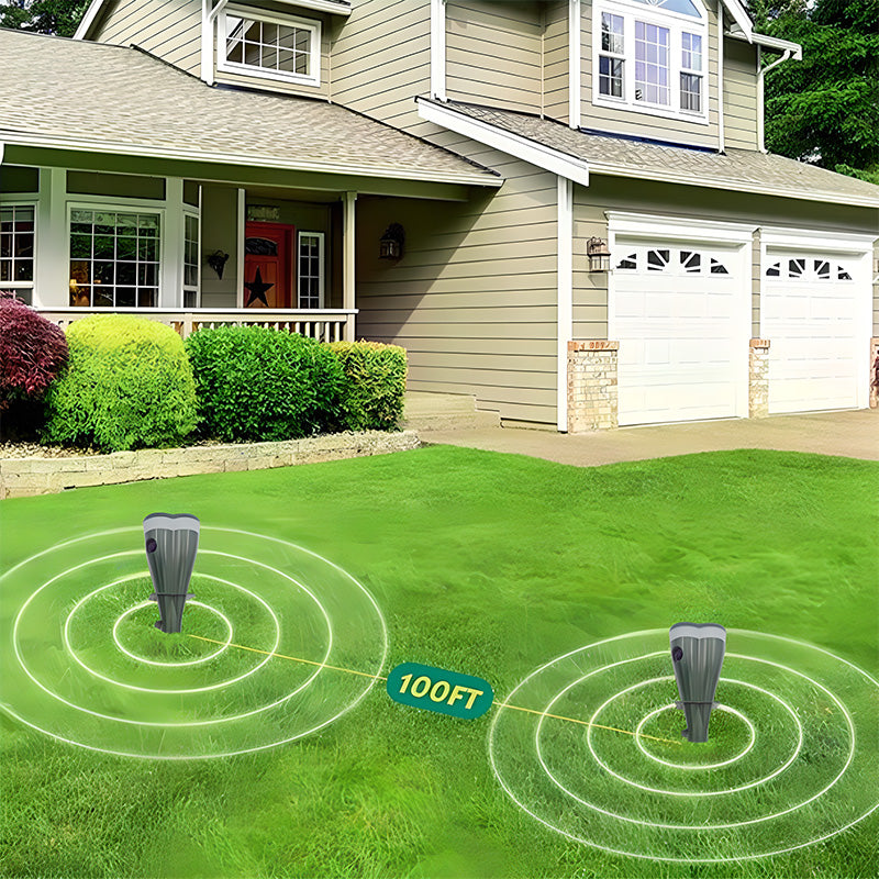 🥳2026 HOT SALE🥳💞50K+ SOLD!🌱🚫 50% OFF! Waterproof Solar Mole Deterrent – No toxic baits, just safe vibrations. Protects lawns & flowerbeds. A peaceful garden starts here. 🏡✨