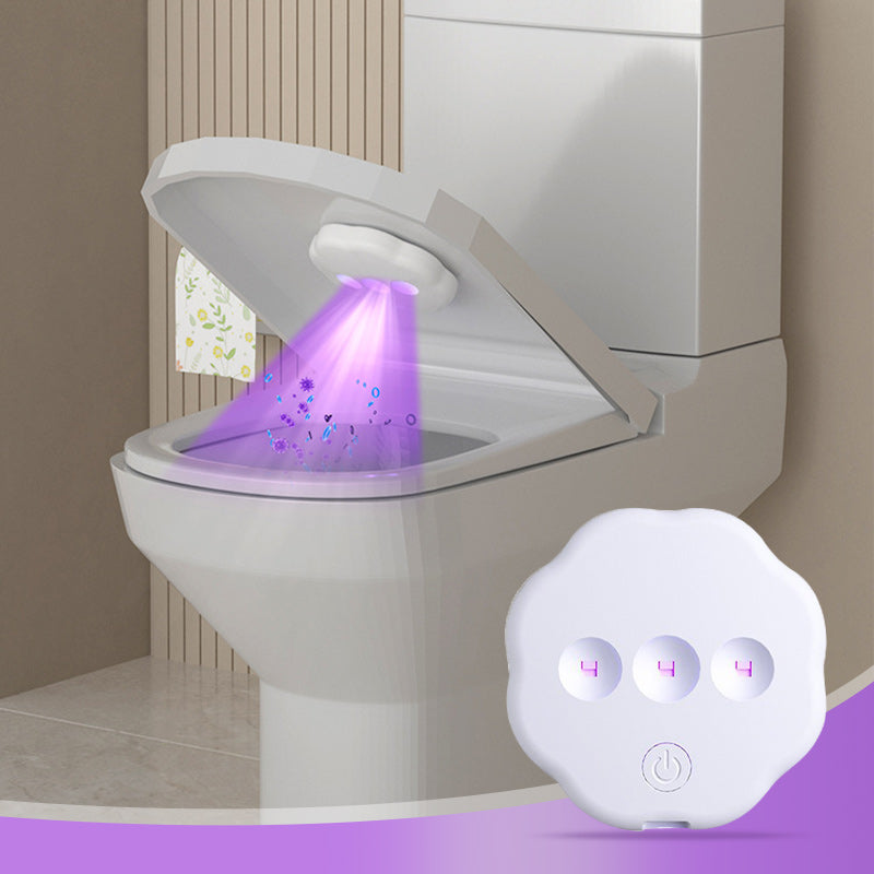 🥳2026 HOT SALE🥳💞50K+ SOLD! 🚽✨ 50% OFF! Home Smart Toilet Mini Disinfection Light – UV‑C kills 99.9% bacteria & viruses, smart sensor auto‑activates. Easy peel‑and‑stick install – hospital‑grade hygiene at home! 🛡️💡