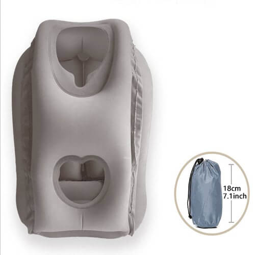 🥳2026 HOT SALE🥳💞50K+ SOLD! 🧳💤 50% OFF! Inflatable Travel Pillow – 360° neck support, soft PVC flocking, easy inflate/deflate. Sleep comfortably on planes, trains & office naps! ✈️✅