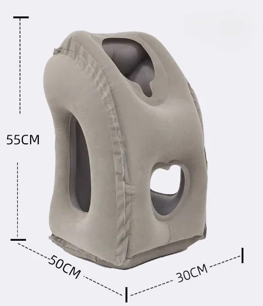 🥳2026 HOT SALE🥳💞50K+ SOLD! 🧳💤 50% OFF! Inflatable Travel Pillow – 360° neck support, soft PVC flocking, easy inflate/deflate. Sleep comfortably on planes, trains & office naps! ✈️✅