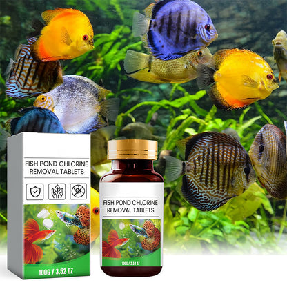 🥳2026 HOT SALE🥳💞50K+ SOLD!🐟🎉 Buy 2 Get 1 Free! Chlorine Removal Tablets – Instantly neutralizes chlorine, crystal clear water. Safe for fish & plants. A pond essential! 💧✨