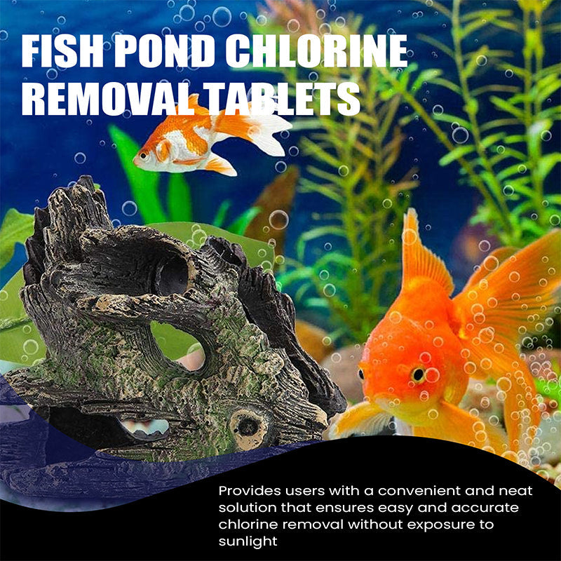 🥳2026 HOT SALE🥳💞50K+ SOLD!🐟🎉 Buy 2 Get 1 Free! Chlorine Removal Tablets – Instantly neutralizes chlorine, crystal clear water. Safe for fish & plants. A pond essential! 💧✨