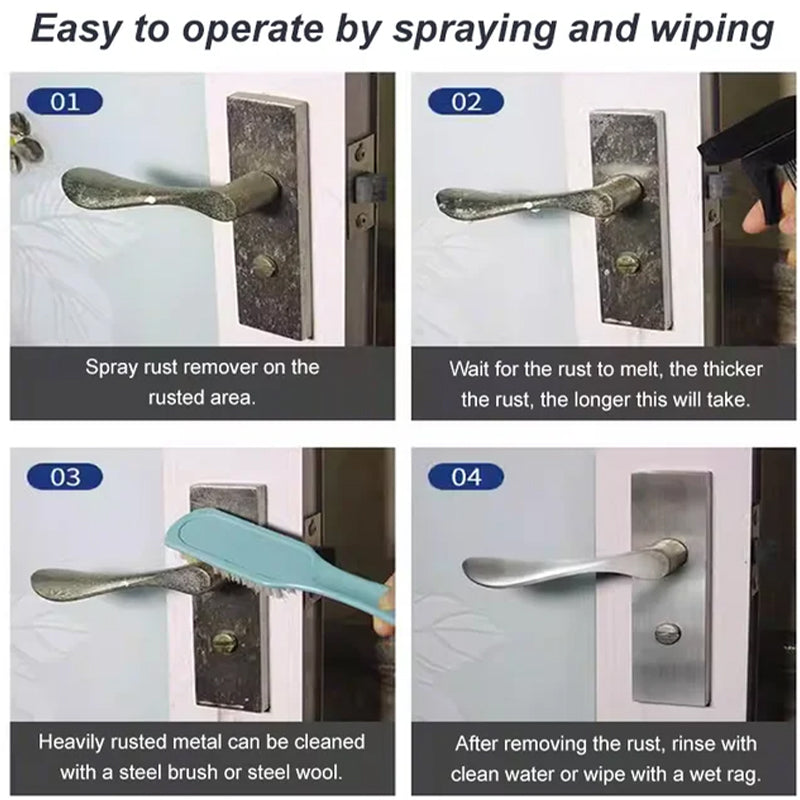 ⚙️ Industrial-Strength Rust Remover: Strips & Protects 💥 Concentrated Formula, All-in-One🛡️