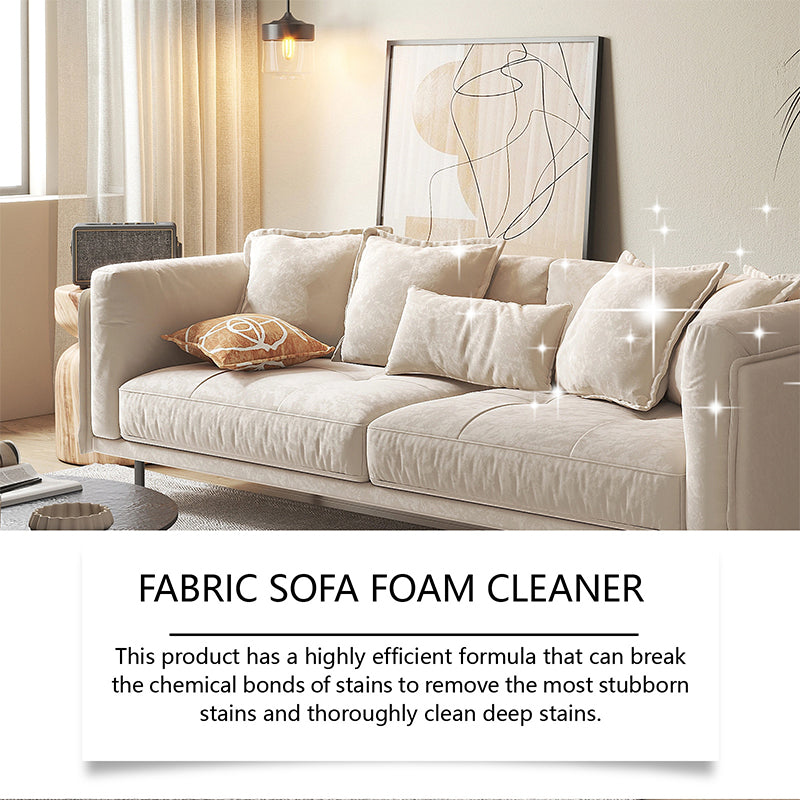 🥳2026 HOT SALE🥳💞50K+ SOLD! 🛋️✨ 50% OFF! Powerful Fabric Sofa Foam Cleaner – Lifts stains & embedded dirt without scrubbing. No residue, no rinsing – gentle yet powerful! 🧼💨