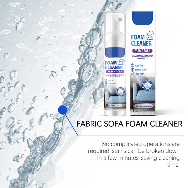 🥳2026 HOT SALE🥳💞50K+ SOLD! 🛋️✨ 50% OFF! Powerful Fabric Sofa Foam Cleaner – Lifts stains & embedded dirt without scrubbing. No residue, no rinsing – gentle yet powerful! 🧼💨