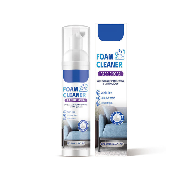 🥳2026 HOT SALE🥳💞50K+ SOLD! 🛋️✨ 50% OFF! Powerful Fabric Sofa Foam Cleaner – Lifts stains & embedded dirt without scrubbing. No residue, no rinsing – gentle yet powerful! 🧼💨