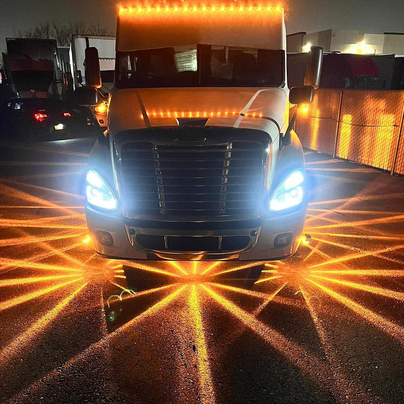🥳2026 HOT SALE🥳💞50K+ SOLD!LED Watermelon Indicator Lights, Side Marker Signal Lights for all trucks and trailers.💥🚛