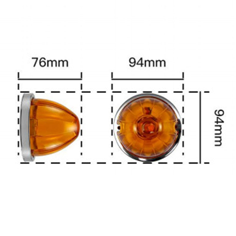🥳2026 HOT SALE🥳💞50K+ SOLD!LED Watermelon Indicator Lights, Side Marker Signal Lights for all trucks and trailers.💥🚛