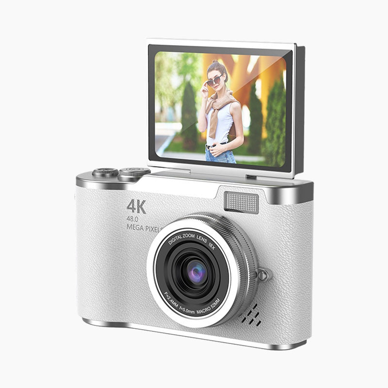 🥳2026 HOT SALE🥳💞50K+ SOLD!🎁💝 50% OFF! 4K Digital Camera with Flip Screen – Share clear photos with friends & family. Easy zoom, long battery life. A thoughtful gift for seniors. 🖼️🕊️